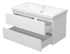 Тумба под раковину Misty Алиса Э-Али01100-011П2Я 100х50 подвесная цвет белый