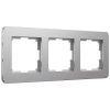 Рамка на 3 поста Werkel Platinum (Платинум) 4690389184475