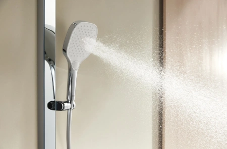 Душевая стойка Arrow AMG14GH872U1CP настенная цвет хром с термостатом