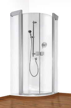 Душевой уголок Vegas Arcus VRA90N2 90х90 стекло прозрачное профиль хром матовый без поддона