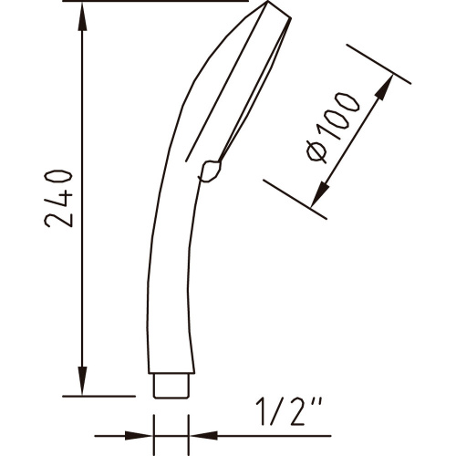 Душевая лейка Clever SYVARI 98884 круглая - фото 4