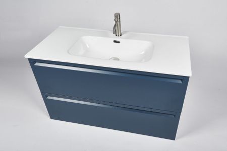 Тумба с раковиной Inda Piccadilly INDA Piccadilly 80BD Kona 80х50 подвесная цвет синий