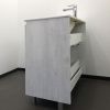 Тумба с раковиной Comforty Верона 00-00001972CF 90х50 напольная цвет серый