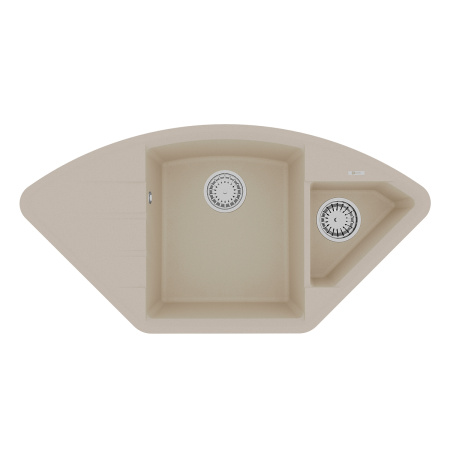 Кухонная мойка LeMark Irkana 980 9910044 98х50 цвет бежевый поверхность матовая