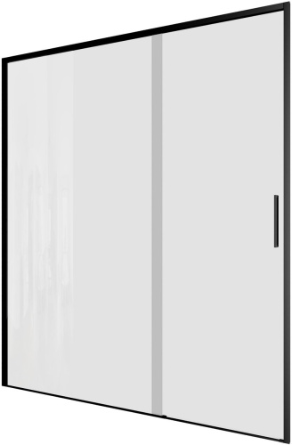 Душевая дверь Aquanet Pleasure Evo AE65-N160-BT 160х190 стекло прозрачное профиль черный - фото 2