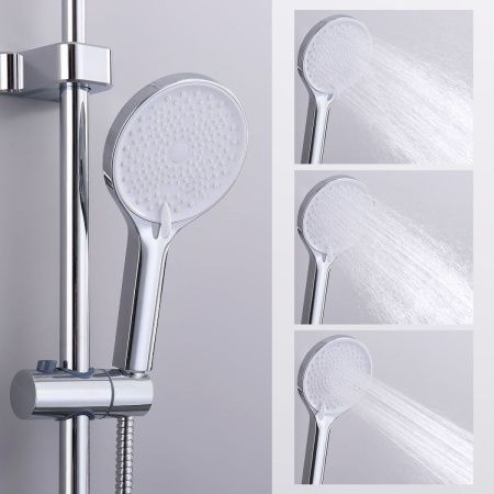 Душевая стойка Splenka S51.24 настенная цвет хром