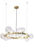 Люстра подвесная Crystal Lux Agata (Агата) Agata SP15 V2 Gold/Transparente