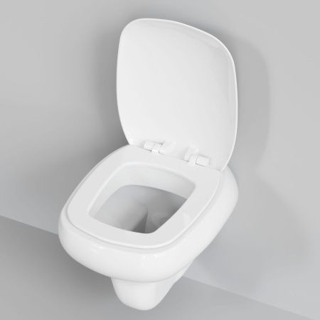 Чаша унитаза подвесная Ambassador Diamond 123T20001R цвет белый без сиденья каскадный смыв