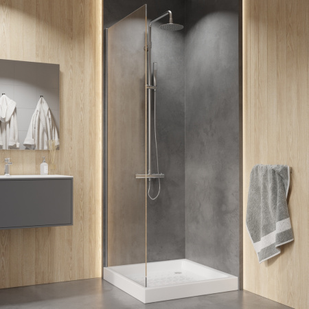 Душевой поддон RGW CER 19170188-01 80х80 керамика белый