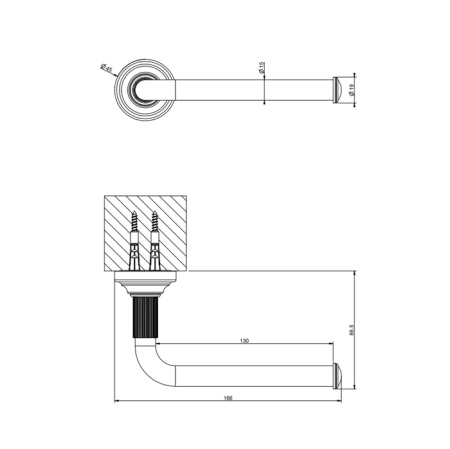 Бумагодержатель Gessi Venti20 65455#710