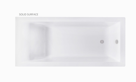 Ванна из искусственного камня Astra-Form Нейт 01010055 170х70 пристенная прямоугольная с ножками