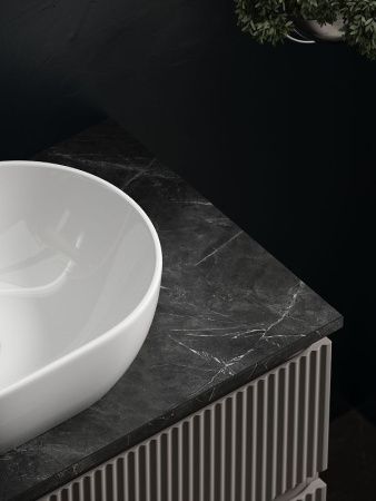 Тумба под раковину Sancos SNOB R SNR100SM 100х40 подвесная цвет бежевый
