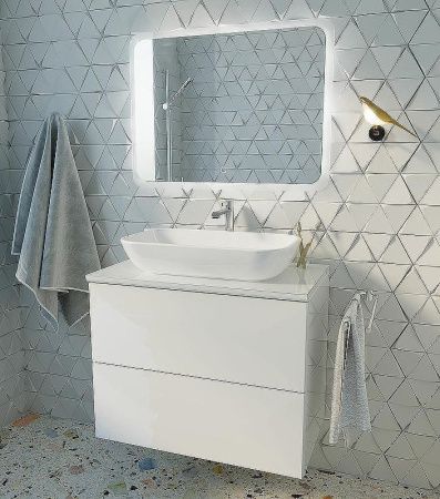 Зеркало с подсветкой 1MarKa Amour У98566 80х60 подвесное