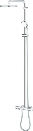 Душевая стойка Grohe Tempesta Cosmopolitan 26672000 настенная цвет хром с термостатом