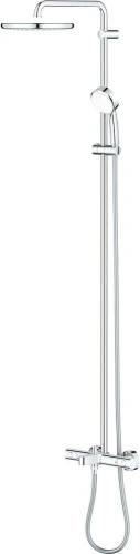 Душевая стойка Grohe Tempesta Cosmopolitan 26672000 настенная цвет хром с термостатом - фото 3