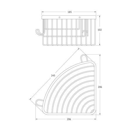 Полка в ванную комнату Artwelle Universell 4133