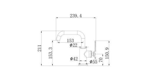 Смеситель Bronze de Luxe 1760'S 1178CC на раковину хром - фото 3