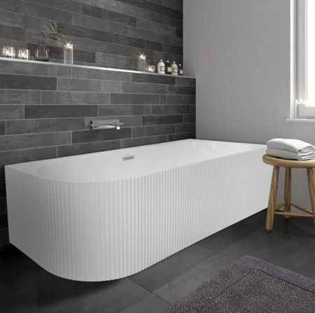 Ванна акриловая Azario LAGO BLANCO AZ-6724-1CR 17075 170х75 пристенная прямоугольная