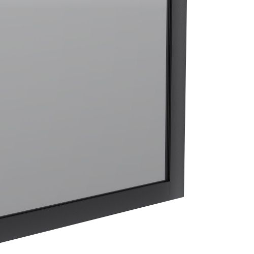 Душевая шторка Reflexion Fix RX14070TBL-06 70x140 стекло тонированое профиль черный матовый ориентация универсальная - фото 5