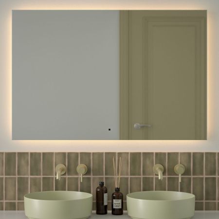 Зеркало с подсветкой Defesto GLOW DF 2520RH 120х80 подвесное