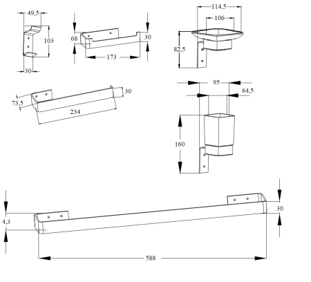 Набор аксессуаров BOCH MANN BM9645