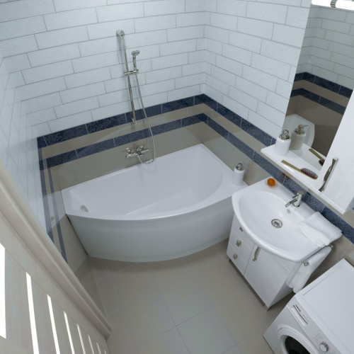 Ванна акриловая Тритон Бэлла Н0000020161 140х77 пристенная ассиметричная без каркаса - фото 4 Ванна акриловая Тритон Бэлла Н0000020161 140х77 пристенная ассиметричная без каркаса - фото 4