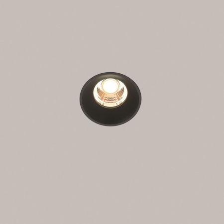 Светильник встраиваемый Maytoni Technical Round DL058-7W3K-TRS-B