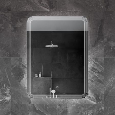 Зеркало с подсветкой Cezares DUET CZR-SPC-DUET-600-800-LED-TCH 60х60 подвесное