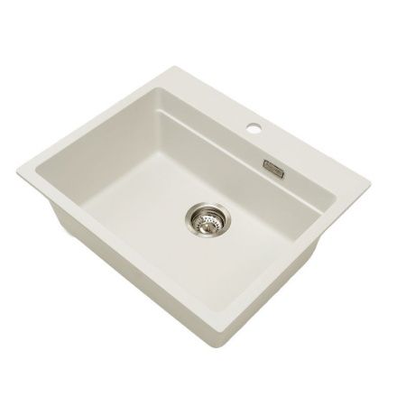 Кухонная мойка Grandex Aqua 500501 60х50 цвет белый поверхность матовая