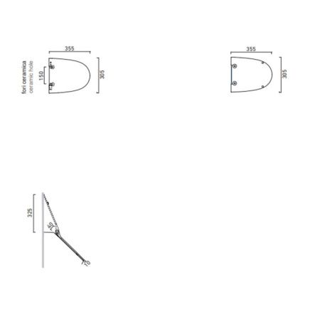 Крышка для писсуара Catalano Comfort 0951600001