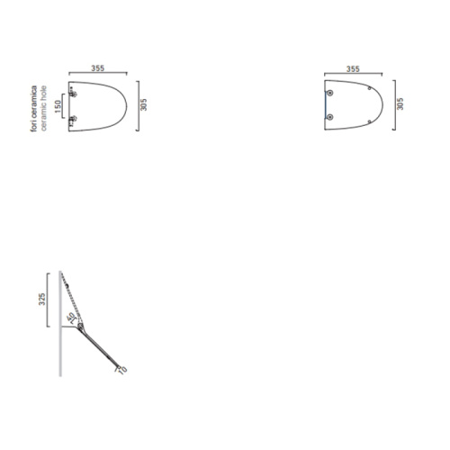 Крышка для писсуара Catalano Comfort 951600001 - фото 2