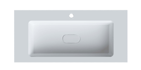 Тумба TA-MBO-100PR-blanco 100x45x68 + Раковина 4627173210447 Taliente