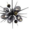 Люстра на штанге Delight Collection Burst (Бурст) 9720P-10S black/smoky