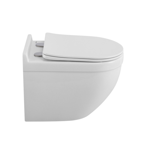 Унитаз подвесной BelBagno SENSO-R BB017CH-TOR/SC белый с сиденьем микролифт безободковый смыв торнадо - фото 4