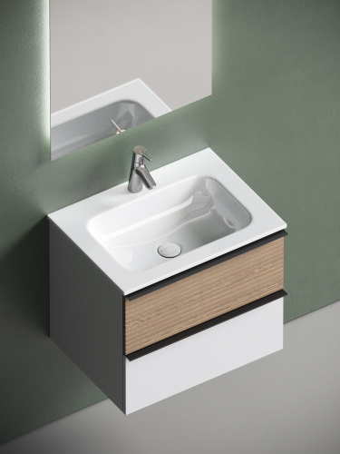 Тумба под раковину Sancos DELTA DL60W 59х44,5х50 настенная - фото 5