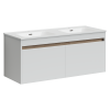 Тумба под раковину Sancos Smart SM120-2W 120х50 подвесная цвет белый
