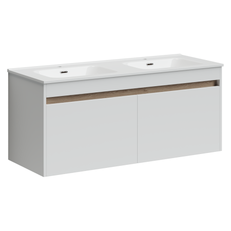 Тумба под раковину Sancos Smart SM120-2W 119х45х50 настенная