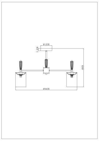 Люстра на штанге Arte Lamp Waverley (Ваверлеы) A4102PL-5PB