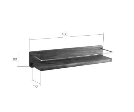 Полка в ванную комнату Bronze de Luxe FOREST 10711C