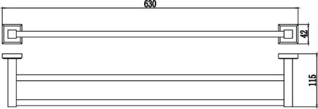 Полотенцедержатель Savol S-609548