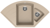 Кухонная мойка Ulgran Quartz Marta 1000-03 100х55 цвет бежевый
