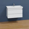 Тумба под раковину СанТа Марс 700296 80х40 подвесная цвет белый