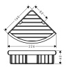 Полка Hansgrohe Logis Universal 41710000