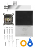Смеситель для раковины Wonzon & Woghand WW-88869031-1-CR встраиваемый в стену хром