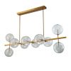 Люстра на штанге Delight Collection Globe Mobile (Глобе Мобиле) KG0965P-10L brass