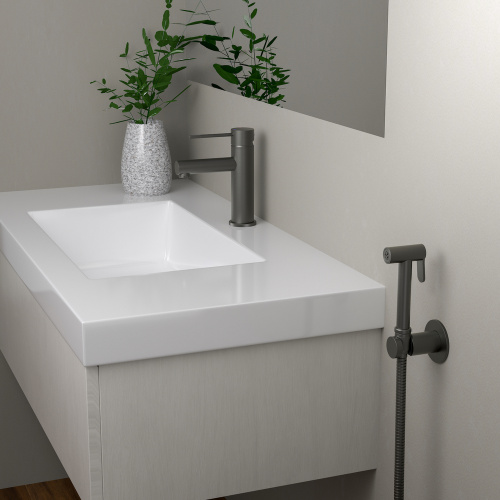 Смеситель Timo Saona 2360/18G на раковину черное золото - фото 2