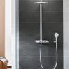 Душевая стойка Grohe Rainshower Smart Control 26250LS0 настенная цвет хром с термостатом