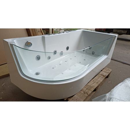 Ванна акриловая Frank 2015106 170х80 угловая асимметричная с каркасом