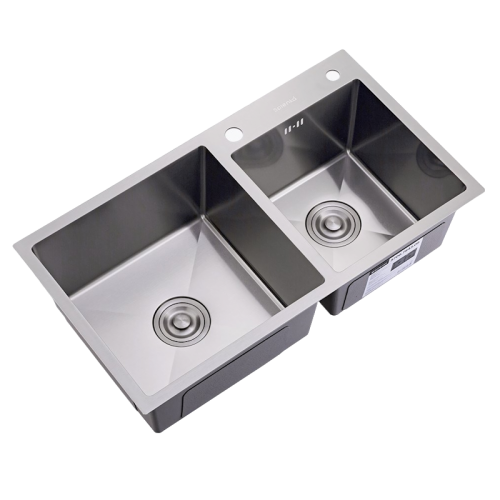 Кухонная мойка Splenka S706.7843.05 78х43 цвет сатин поверхность матовая - фото 2