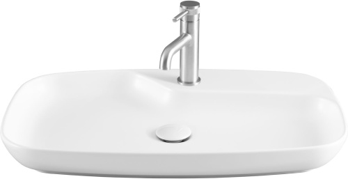 Раковина керамическая Allen Brau Liberty 4.32011.21 70х43 накладная цвет белый 1 отверстие под смеситель - фото 3 Раковина керамическая Allen Brau Liberty 4.32011.21 70х43 накладная цвет белый 1 отверстие под смеситель - фото 3